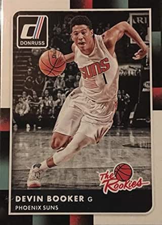 Amazon Com 2015 16 Panini Donruss Devin Booker The Rookies Phoenix Suns Nba Basketball Rookie Card Rc Card 27 Collectibles Fine Art