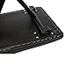 Kuyal Piano Bench, Adjustable Height X-Style Keyboard Bench Padded Seat, Black