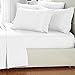 Lux Decor Collection Bed Sheet Set - Brushed Microfiber 1800 Bedding - Wrinkle, Stain and Fade Resistant - 4 Piece (Queen, White)