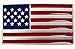 FL104 USA Men's Red/Blue Enamel Nickel American Flag Plaque Buckle fits 1.5