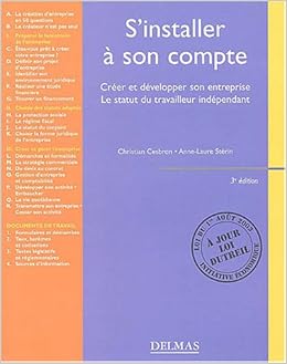 Amazon Fr S Installer A Son Compte Creer Et Developper Son Entreprise Le Statut Du Travailleur Independant Cesbron Christian Sterin Anne Laure Livres