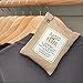 MOSO NATURAL Air Purifying Bag. Bamboo Charcoal Air Freshener, Deodorizer, Odor Eliminator, Odor Absorber For Cars and Closets. 200g Natural Color
