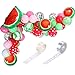 Gejoy Watermelon Balloon Garland Arch Kit Watermelon Foil Balloons with Watermelon Balloons for Watermelon Party Decoration Birthday Party Supplies