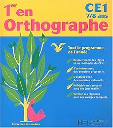 1er en orthographe, CE1, 7-8 ans