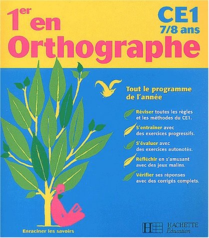 1er en orthographe, CE1, 7-8 ans