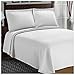 Superior Diamond Solitaire Jacquard Matelassé 100% Premium Cotton Bedspread with Matching Shams, King, White