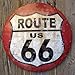 US Route 66 Vintage Road Street Sign