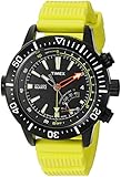 Timex Men's T2N958 Intelligent Quartz Adventure Series Depth Gauge Yellow Resin Strap Watch