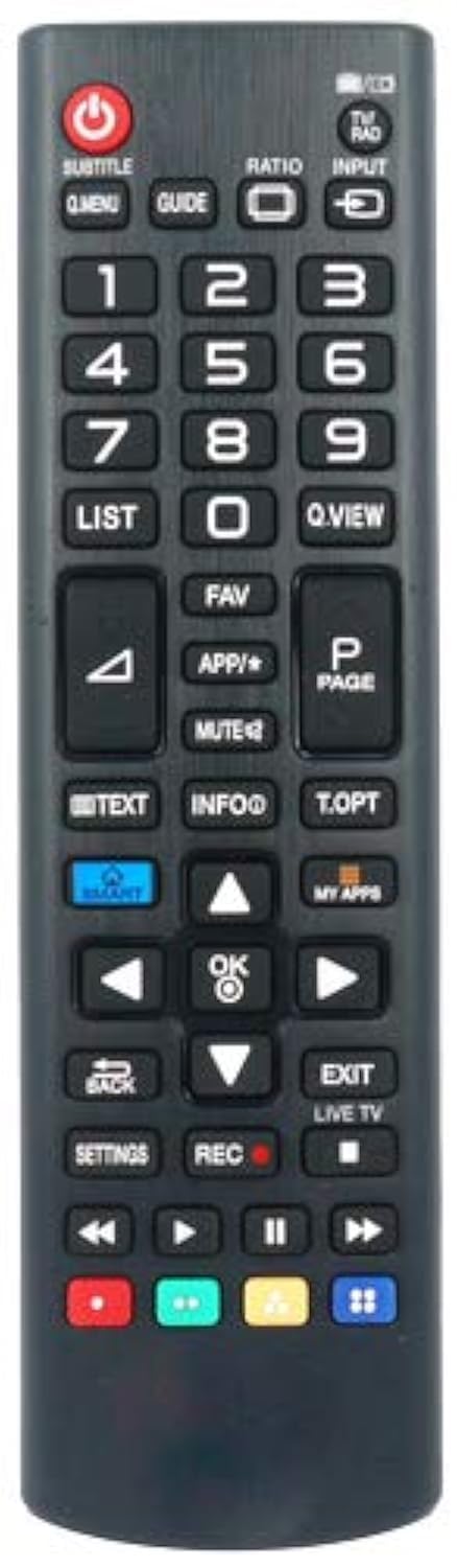 Replacement Remote Control Compatible for LG 29MT31S 29LN470U 27MT55S 27MS73V 27MS73 Smart LED TVs