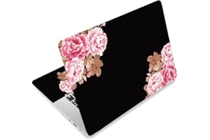 CRAFTYMELODY Laptop Skin Sticker Decal PVC Vinyl Quote Sticker Notebook PC Protector Waterproof Scratch Resistant Laptop Skin