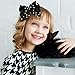 legend sandy 6 Pack 6 Inches Big Hair Bows for Girls, Hair Accessories with Pearl Hair Clips for Baby Toddler Girls Hair Bows with Alligator Clips for Kids Back to School