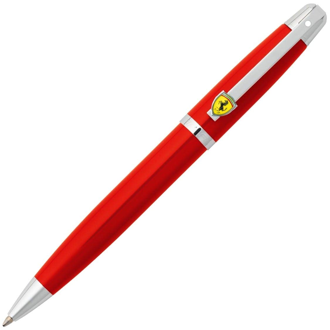 Sheaffer 500 Ferrari Rosso Corsa Nickel Plated Trim Ballpoint Ball Pen