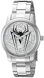 Marvel Spider-Man Men's W002547 Spider-Man Analog Display Analog Quartz Silver Watch