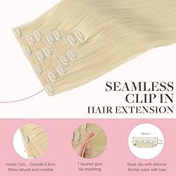 GOO GOO Clip in Hair Extensions Real Human