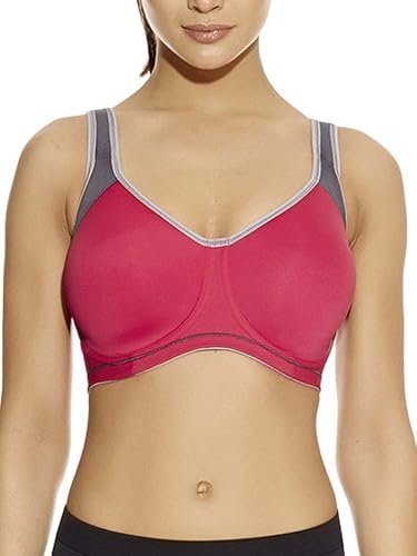 Freya Women's Active Underwire Moulded Sports Bra, Hot Crimson