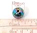 10 Color Handcrafted Crackle Lampwork Glass Round Beads Split Glass Round Beads for Jewelry Making and Craft 8mm 200 PCs