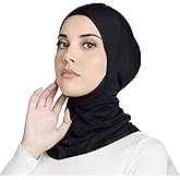 Hophor Women Slouchy Beanies Cap Soft Hijab Cap Under Scarf for Women Muslim Jersey Hijab Undercaps
