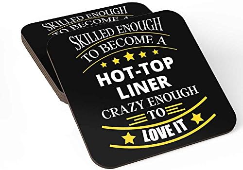 Coasters Set of 4 For Hot-Top Liner Ideal for Self/Gift For Hot-Top Liner ,Friends Family Colleagues Coworkers Men &amp; Women Home Bedroom Office Kitchen Room Table Desk By HOM