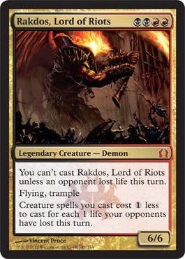 Magic: the Gathering - Rakdos, Lord of Riots (187) - Return to Ravnica