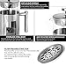 Rodolffo Quality French Press Coffee Maker 34oz with Stainless Steel 18/8 includes Borosilicate Glass Cup & Stainless Steel Strainer. Creates Exceptional Taste & Purity. Enjoy Perfect Coffee