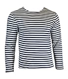 Genuine Winter Issue TELNYASHKA Russian Navy Blue Striped Long Sleeve Sweater Top (42
