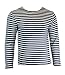 Genuine Winter Issue TELNYASHKA Russian Navy Blue Striped Long Sleeve Sweater Top (42" Chest (Large))