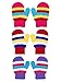 Satinior 3 Pairs Toddler Magic Stretch Mittens Little Girls Soft Knit Mitten Baby Boys Winter Knitted Gloves (Multicolor 4)
