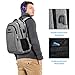 Travel Laptop Backpack,IIYBC Anti Theft Laptop Bag with USB Charging Port and Headphone Interface, Business Backpack for Men Women,College School Computer Bag Fits 17 Inch Laptop and Notebook-Grey
