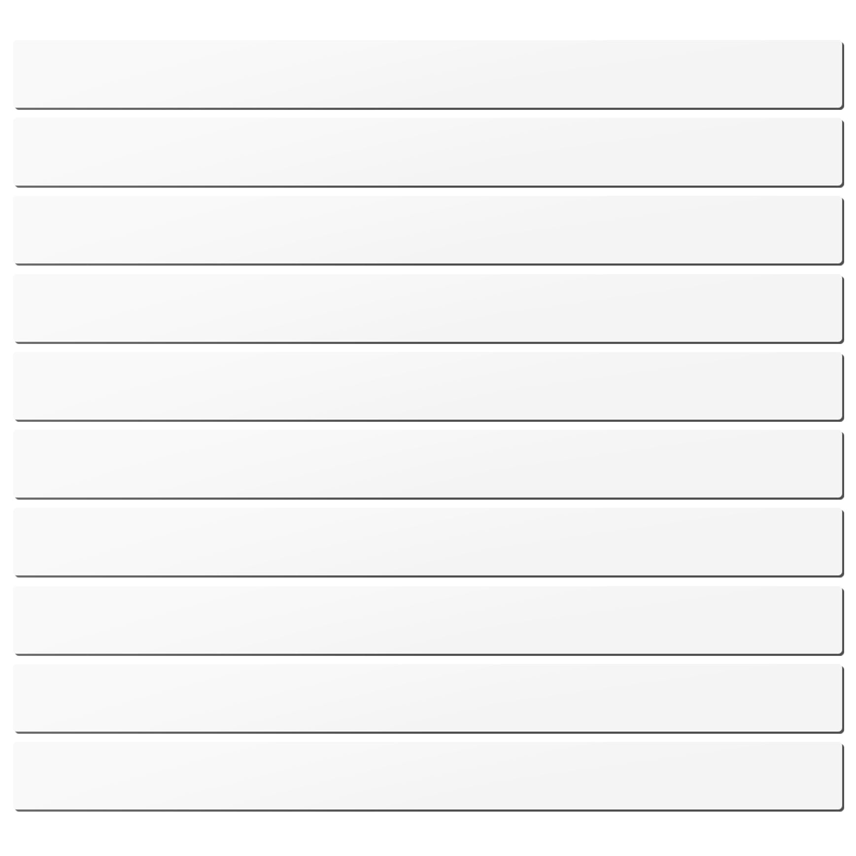 LLPT Dry Erase Magnetic Strips | 10 Pcs | 5CM x 30CM | Blank Writable Magnet | Reusable Sticky Labels and Stickers Notes | for Whiteboard Locker Classroom (DMS21210WT) | White