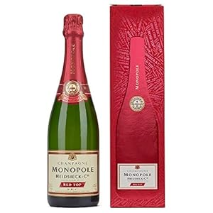 Heidsieck & Co. Monopole Red Top Sec Champagner mit Geschenkverpackung (1 x 0.75 l)