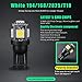 Marsauto T10 168 194 2825 LED Bulbs Super Bright 5SMD Exterior License Plate Lights Lamp, Car Interior Courtesy Dome Lights Map White 10-Pack