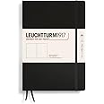 LEUCHTTURM1917 - Notebook Hardcover Composition B5-219 Numbered Pages for Writing and Journaling (Black, Plain)