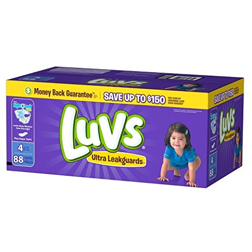 Luvs Ultra Leakguards Size 4 Diapers, 76 Count Pricepulse