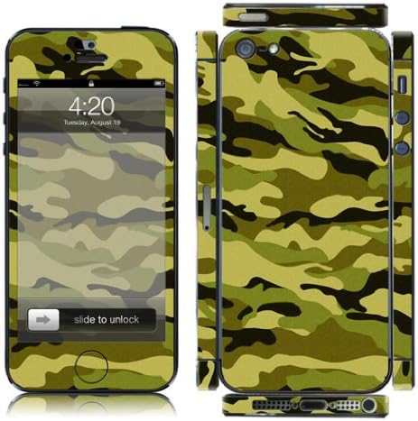 Iphone 5 Skin Sticker Decal Full Body Wrap Protection Vinyl Camouflage Afghanistan