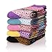ProEtrade Women Wool Thick Winter Socks 5 Pairs Warm Crew Socks (Snowflake) Snowflake Free