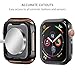 [2Pack] Tensea Compatible for Apple Watch SE 2022 Series 4 5 6 SE Case Protector 44mm, 2 Pack Ultra-Thin Protective Bumper Soft Flexible TPU Cover Replacement for iwatch Case Series 4 5 6 SE (Black)