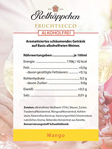 Rotkäppchen Fruchtsecco Mango Alkoholfrei (6 x 0,75l) – Bild 8