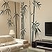 Vinyl Bamboo Wall Sticker bamboo Wall Decal Tree Wall Decor Wall Grpahic Home Art Decoration Dark Green