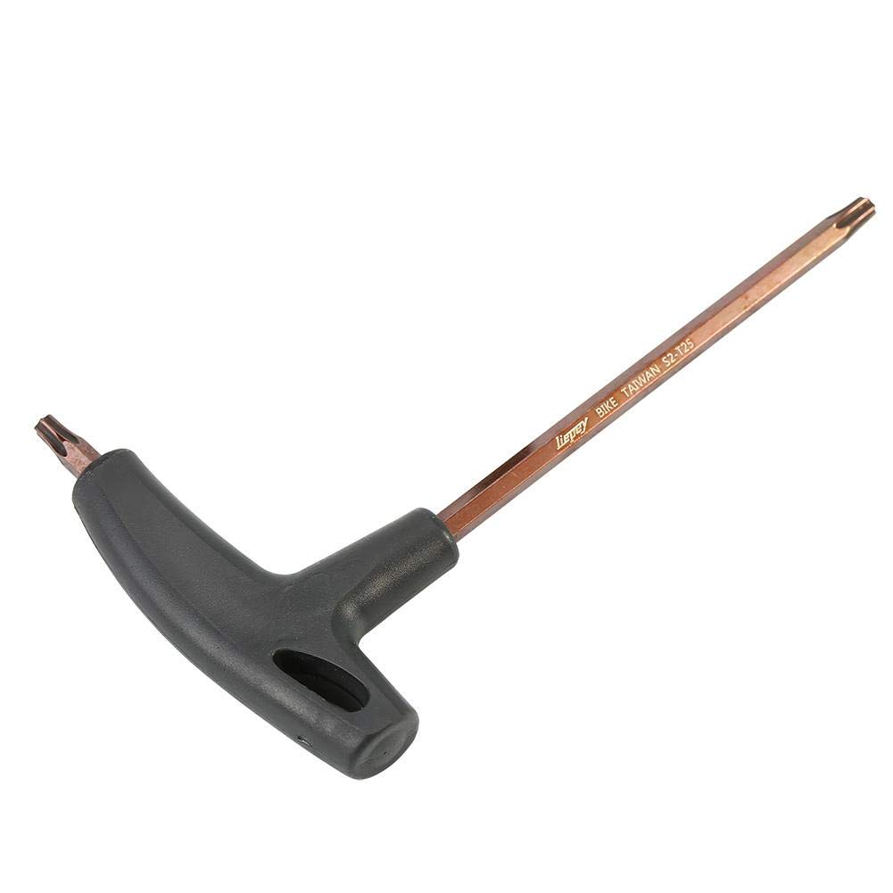 T25 Wrench, T Handle Wrench, High Strength T Handle Socket Wrench Bike Brake Disc T25 Wrench Repair Tool Replacement for ycle Torx Wrench