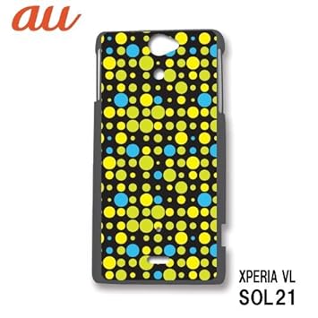 【クリックで詳細表示】エクスペリアVL XPERIA VL SOL21 スマホケース カバー 幾何学 RB-136D