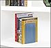 Acrimet Metal Bookends, Non-Skid Book Stand for Shelves, Heavy Duty Book Stopper, 6-7/8