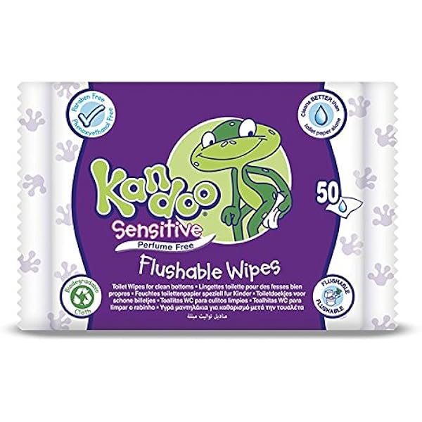 kandoo sensitive flushable wipes