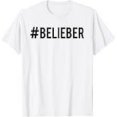 Justin Bieber Official #Belieber Hashtag T-Shirt