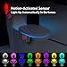 Toilet Light with UV Sterilizer Motion Activated LED Night Light Eliminating Mold Germs Bacteria Allergy