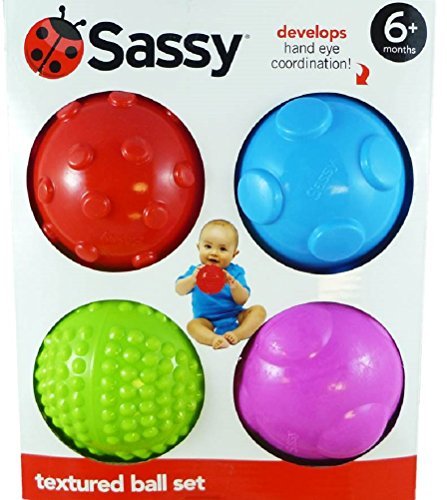 Sassy Baby Set of 4 Textured Balls