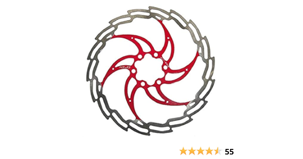 XLC 2500321504 Disco de Freno BR-X02, Plata/Rojo, Durchmesser ...