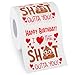 Large Gag Toilet Paper Roll by Aliza | Husband Birthday Gift – Happy Birthday Toilet Paper for Men Boyfriend Wife Girlfriend Friend Sister Brother - Valentines Gift for Him Her