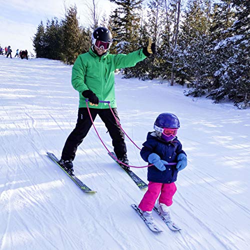 Slope Ropes Kids Ski Trainer | The Easiest Way Kids Learn to Ski. (Yellow/Blue)