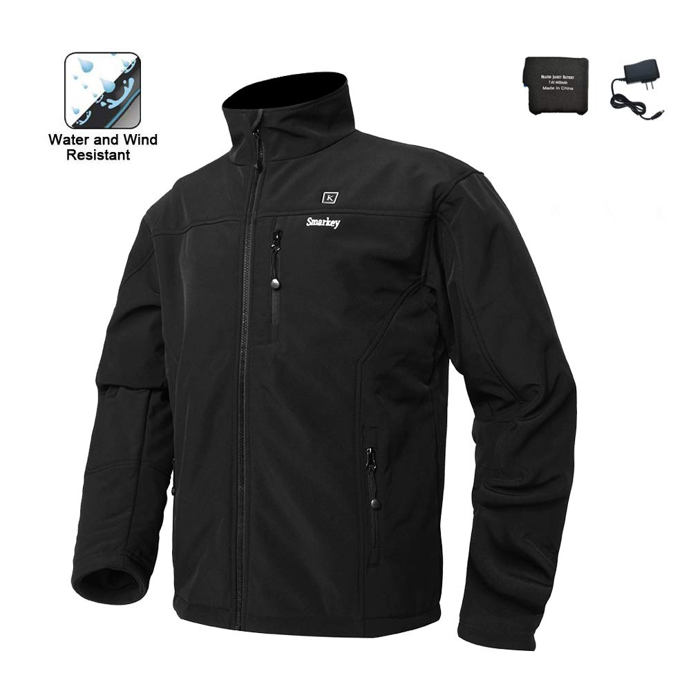 Smarkey Cordless Heated Jacket Carbon Fiber Electric Heating Clothing Male Jacket