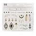 TribeTats NYC Designer Metallic Temporary Tattoos (The Classics Collection)